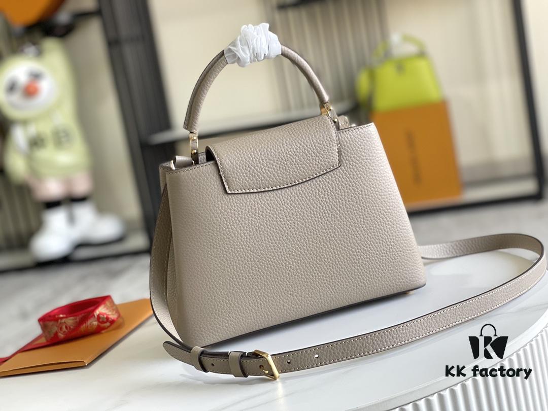 Top Grade Full Set Packaging [Premium Original Factory Leather 💋 M 94428 Small Size M94517 Elephant Gray with Gold Hardware]