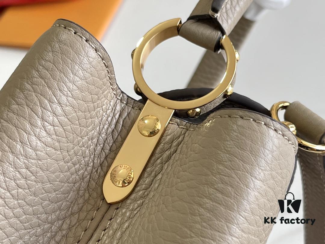 Top Grade Full Set Packaging [Premium Original Factory Leather 💋 M 94428 Small Size M94517 Elephant Gray with Gold Hardware]