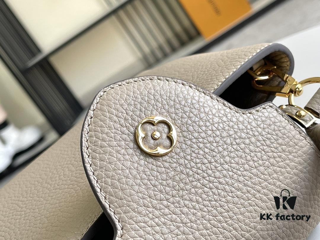 Top Grade Full Set Packaging [Premium Original Factory Leather 💋 M 94428 Small Size M94517 Elephant Gray with Gold Hardware]