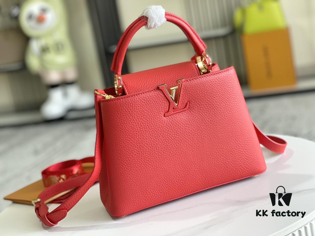 Premium Full Set Packaging [Top Quality Original Factory Leather 💋 M43935 Red Mini Gold Hardware]