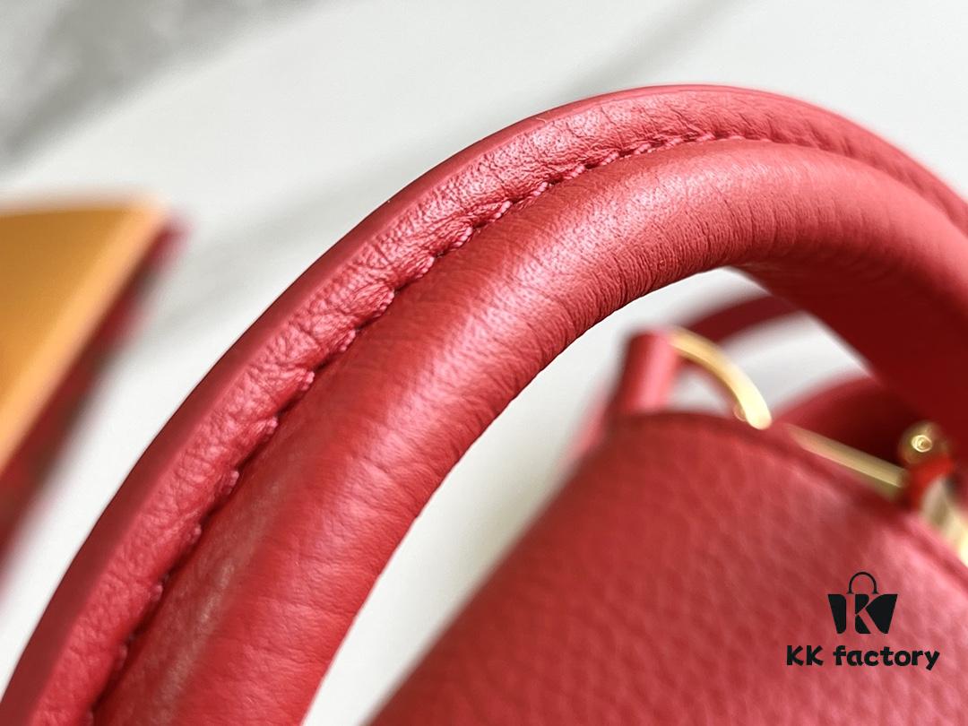 Premium Full Set Packaging [Top Quality Original Factory Leather 💋 M43935 Red Mini Gold Hardware]