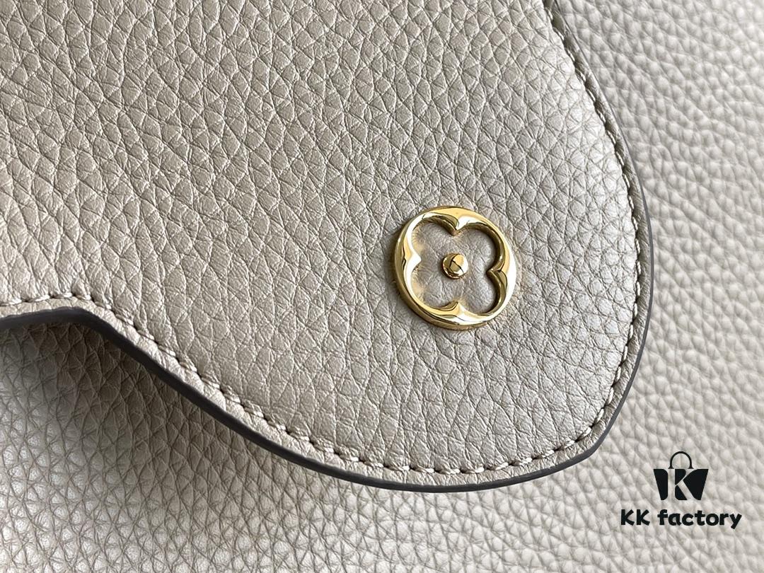 Premium Full Set Packaging 【Top Grade Original Leather 💋 M94428 Elephant Gray Medium with Gold Hardware】