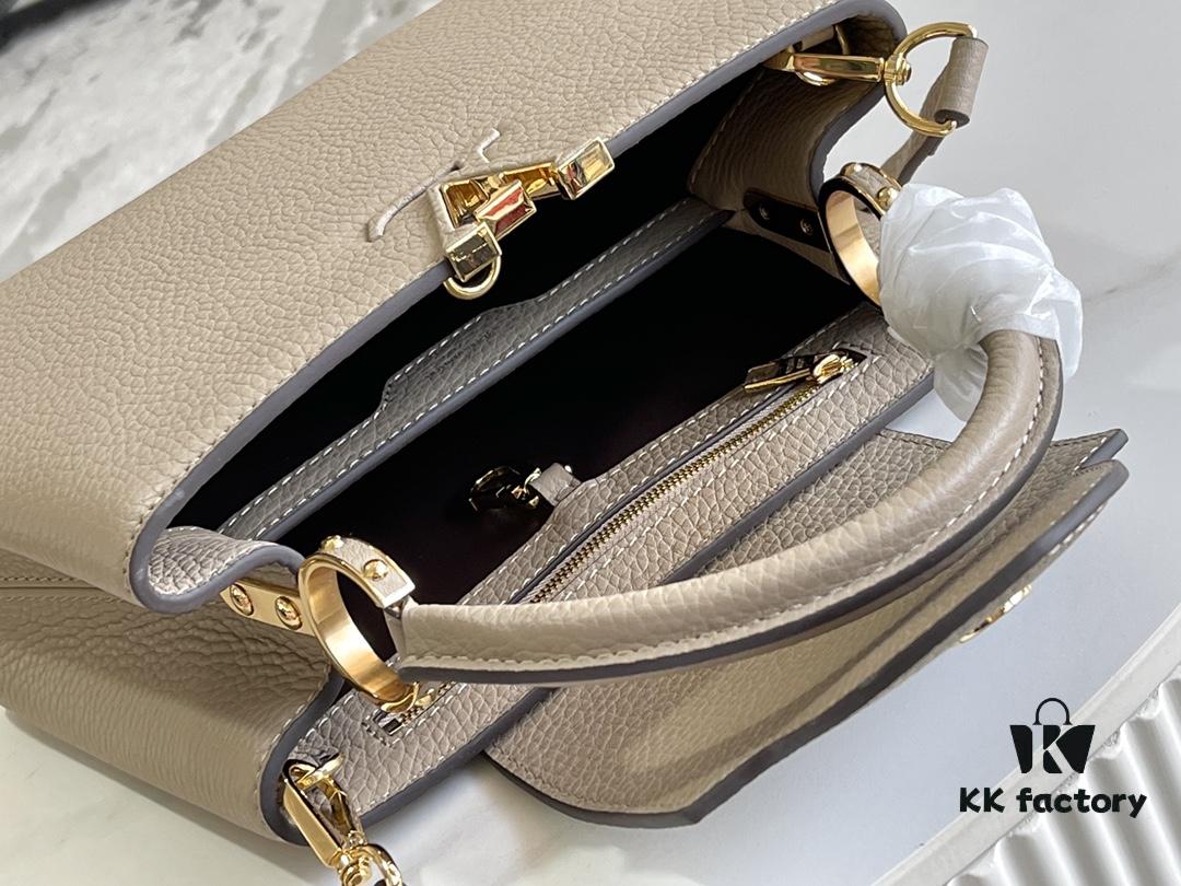 Top Grade Full Set Packaging [Premium Original Factory Leather 💋 M 94428 Small Size M94517 Elephant Gray with Gold Hardware]