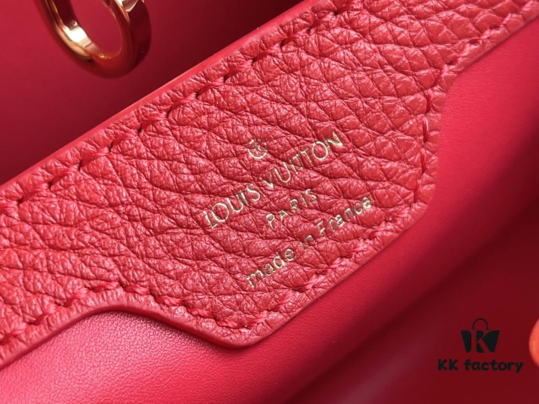 Top Grade Full Set Packaging 【Premium Original Factory Leather 💋 M43935 M42259 Red Medium with Gold Hardware】