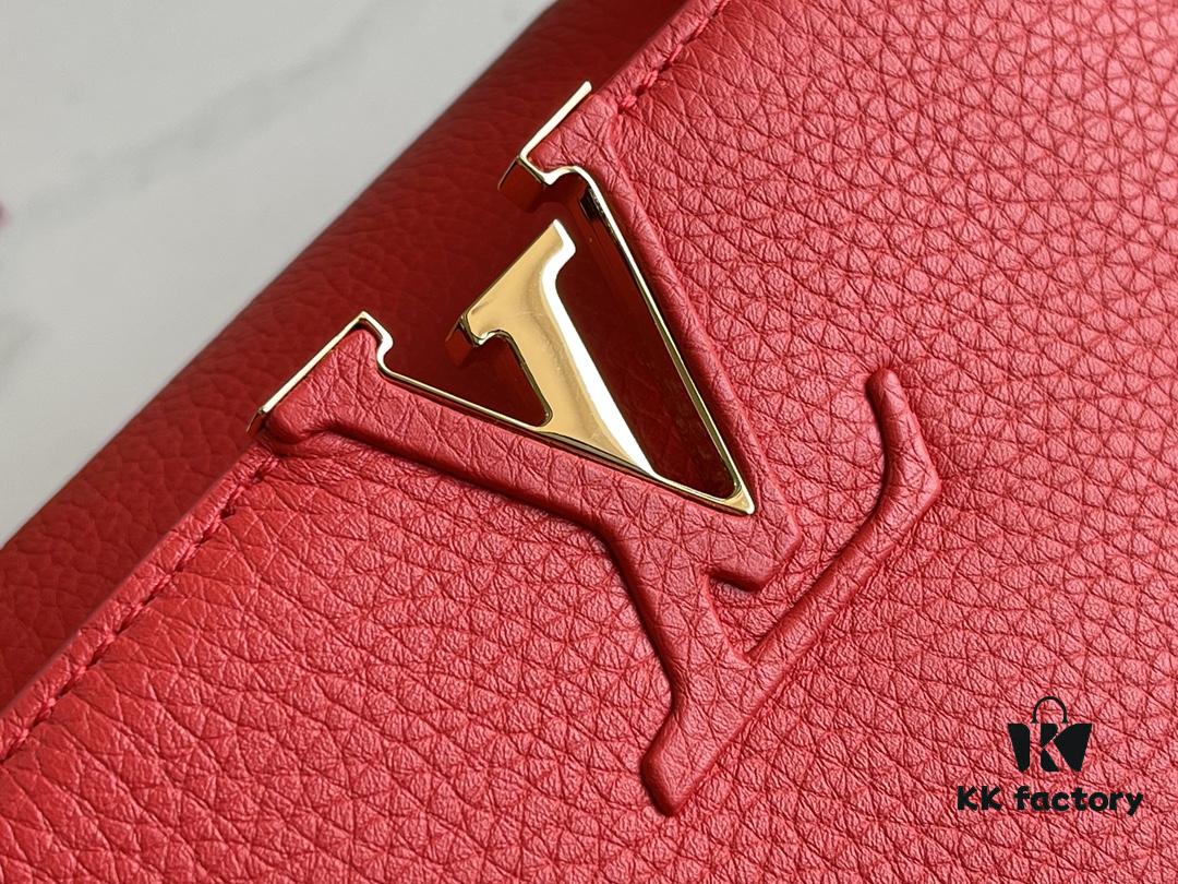 Top Grade Full Set Packaging 【Premium Original Factory Leather 💋 M43935 M42259 Red Medium with Gold Hardware】