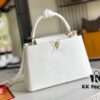 Top Grade Full Set Packaging [Premium Original Leather M55832 Medium Size White with Gold Hardware]