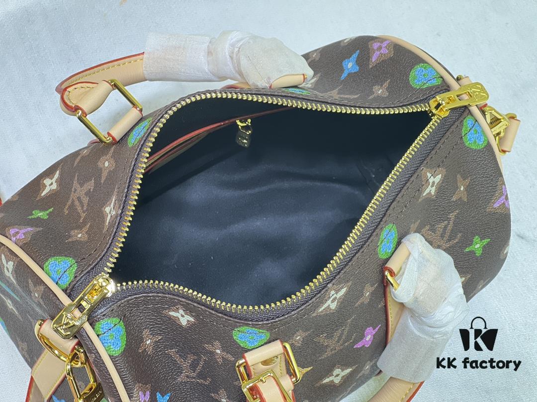 M24424 M24849 Monogram Eclipse Reverse Denim Keepall 25 Bag