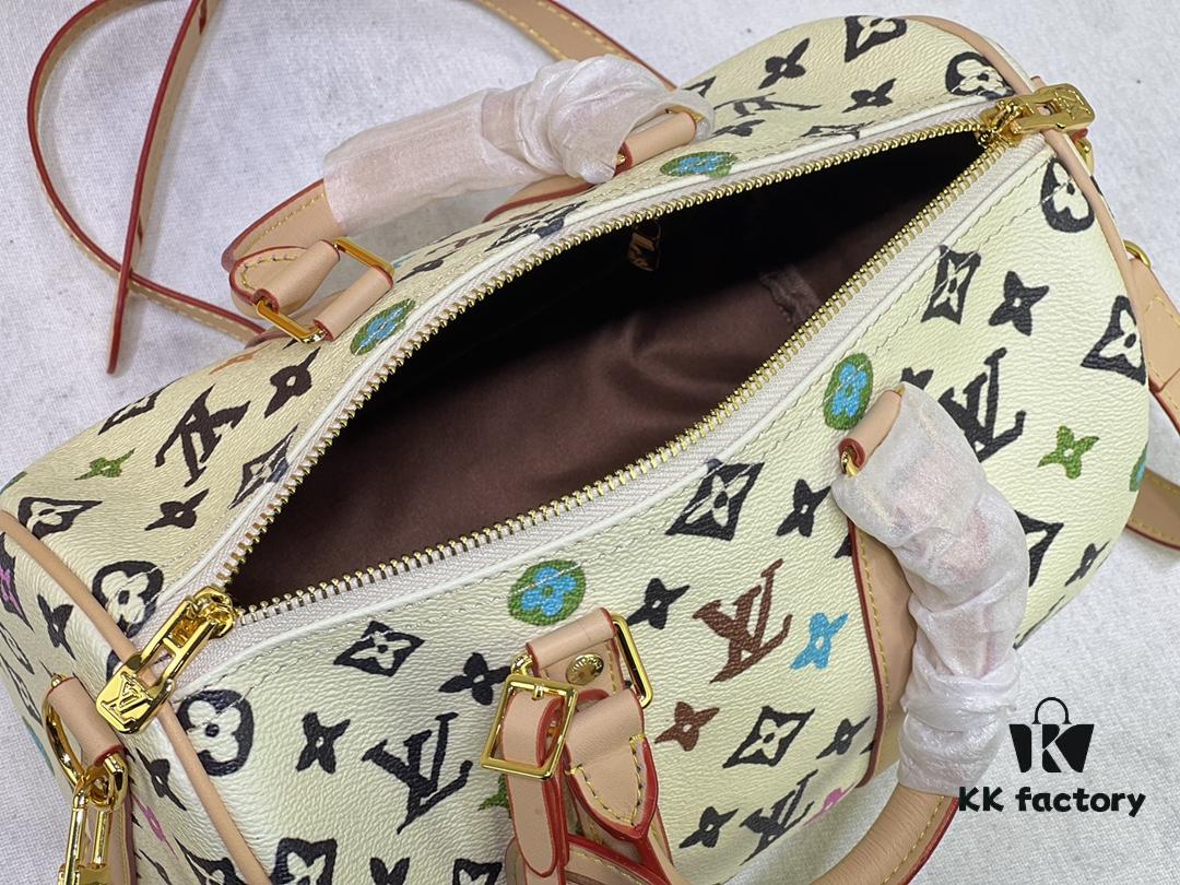 M24424 M24849 Monogram Eclipse Reverse Denim Keepall 25 Bag