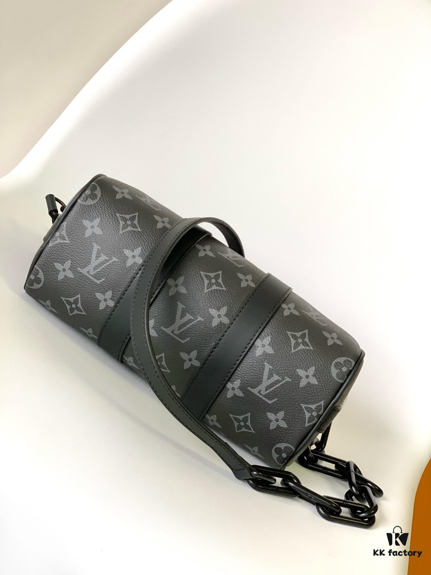 Top Quality Original M46271 Chain Black Flower [Orange with Chain] Pillow Bag