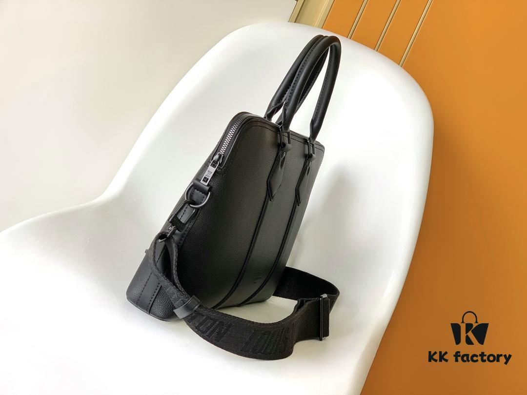 M59159 Black M21440 Blue Top-Quality Original Surplus LV Aerogram Leather Briefcase