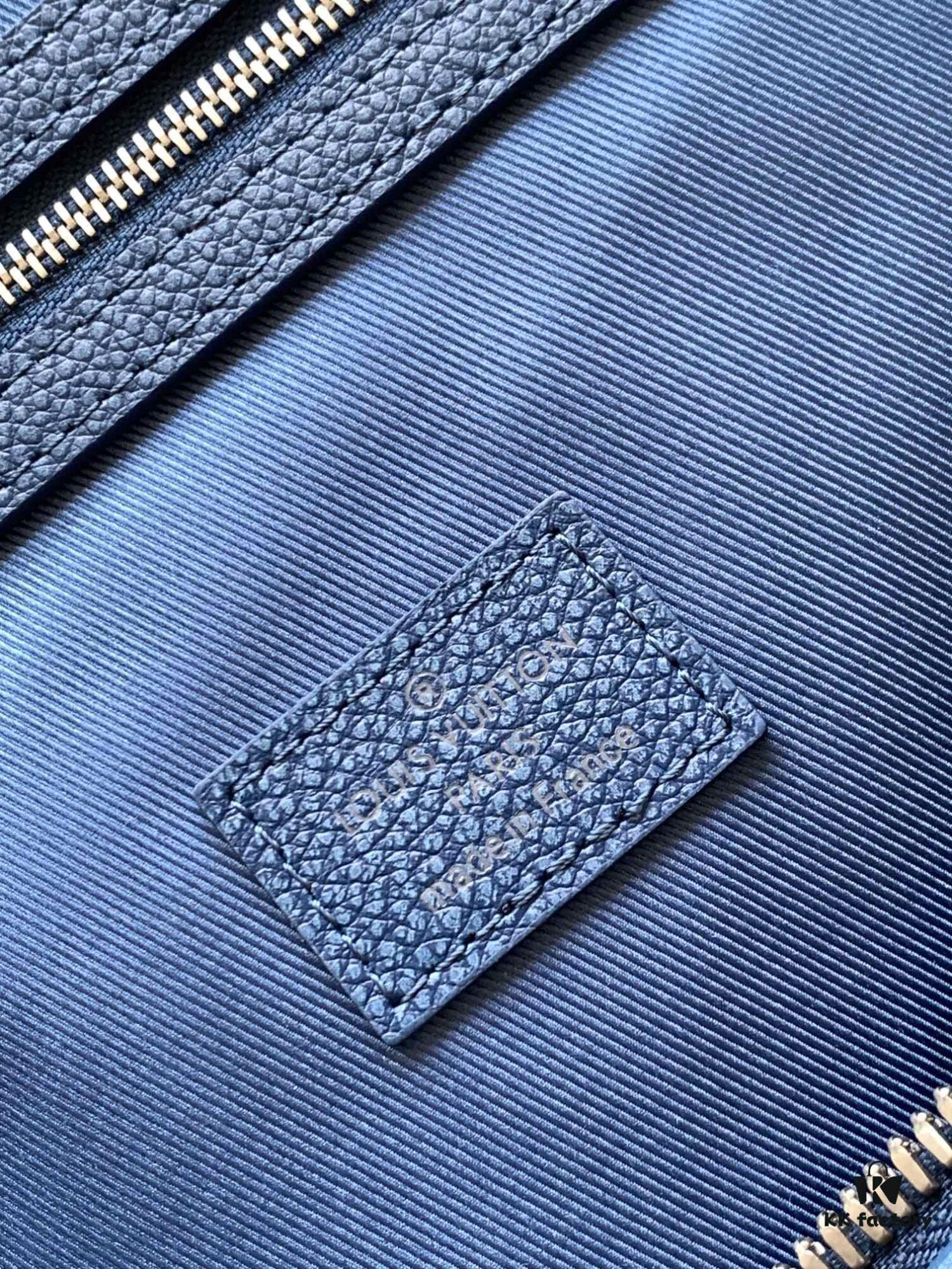 Top-Grade Full-Grain M21375 Lan Stone Graphite Gray Keepall Bandoulière 50 Travel Bag