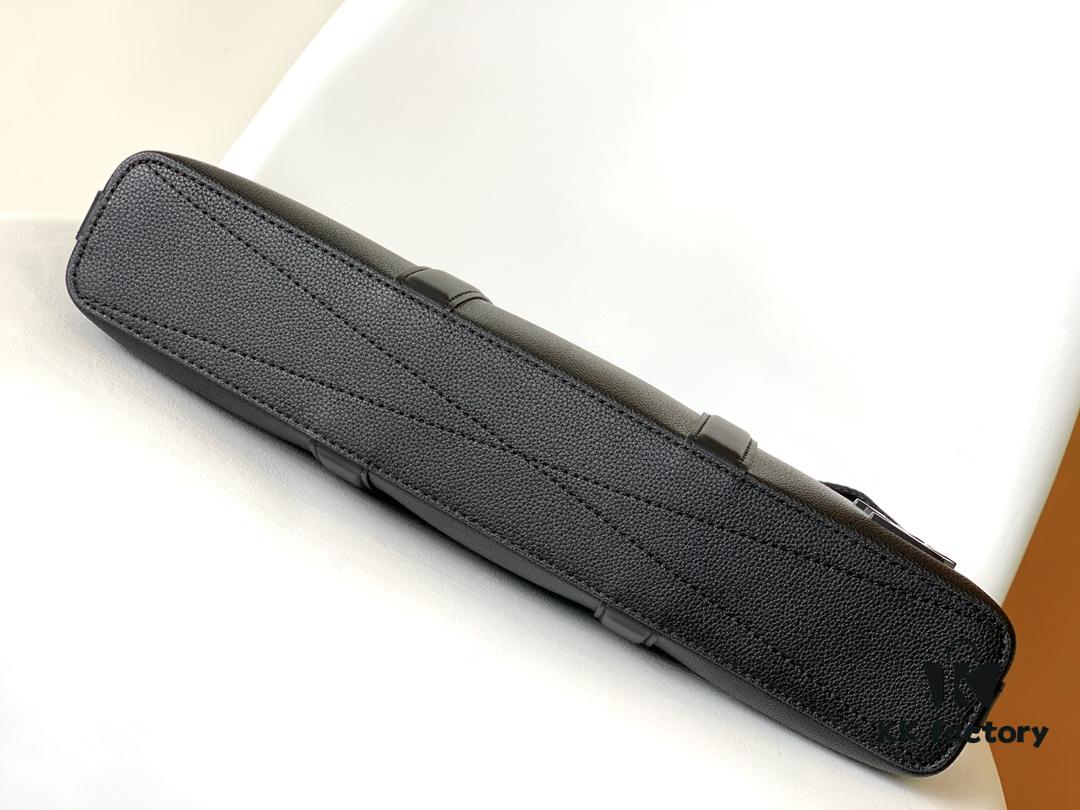 M59159 Black M21440 Blue Top-Quality Original Surplus LV Aerogram Leather Briefcase