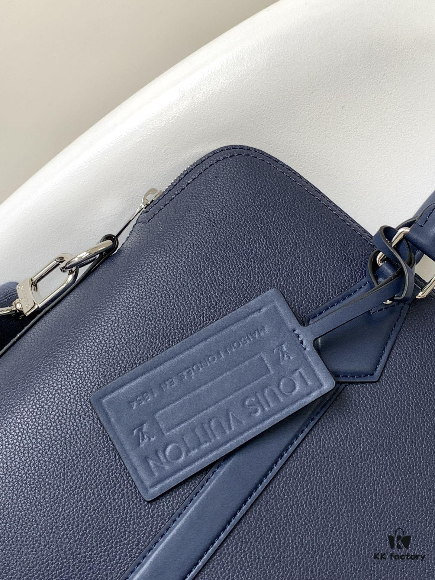 M59159 Black M21440 Blue Top-Quality Original Surplus LV Aerogram Leather Briefcase