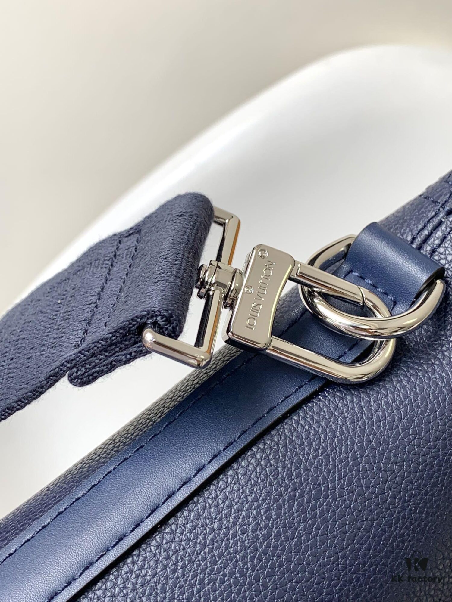 M59159 Black M21440 Blue Top-Quality Original Surplus LV Aerogram Leather Briefcase