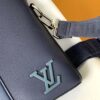 M59159 Black M21440 Blue Top-Quality Original Surplus LV Aerogram Leather Briefcase