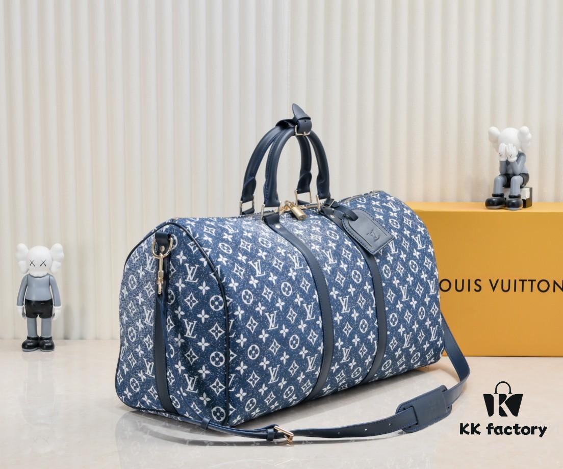 Exclusive Real Shot - Upgraded Version ‼️ M41416 Keepall Bandoulière 50 Travel Bag