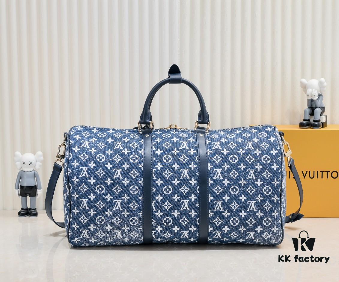 Exclusive Real Shot - Upgraded Version ‼️ M41416 Keepall Bandoulière 50 Travel Bag