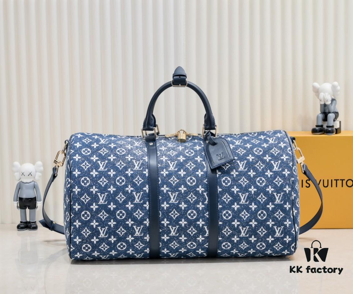 Exclusive Real Shot - Upgraded Version ‼️ M41416 Keepall Bandoulière 50 Travel Bag