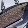 Upgraded Original Week-End Tote M45734 M45733 Louis Vuitton Classic Week-End Bag in Monogram Macassar Canvas with Exterior Phone Pocket
