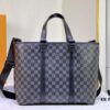 Upgraded Original Week-End Tote M45734 M45733 Louis Vuitton Classic Week-End Bag in Monogram Macassar Canvas