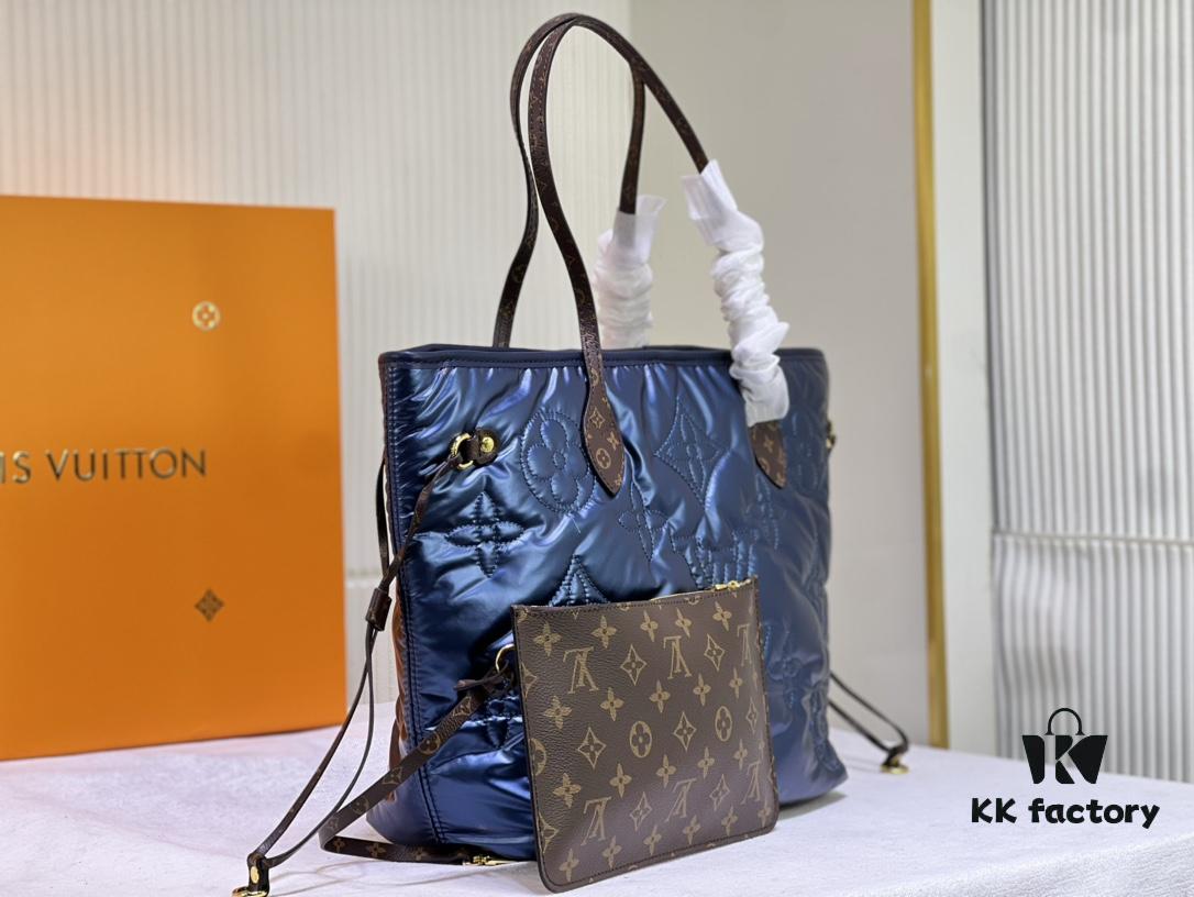 Upgraded Premium Quality M40995 M21090 Down Fabric Shopping Tote Bag Medium Louis Vuitton Reimagines the Iconic Neverfull Bag with Refined Interior Details