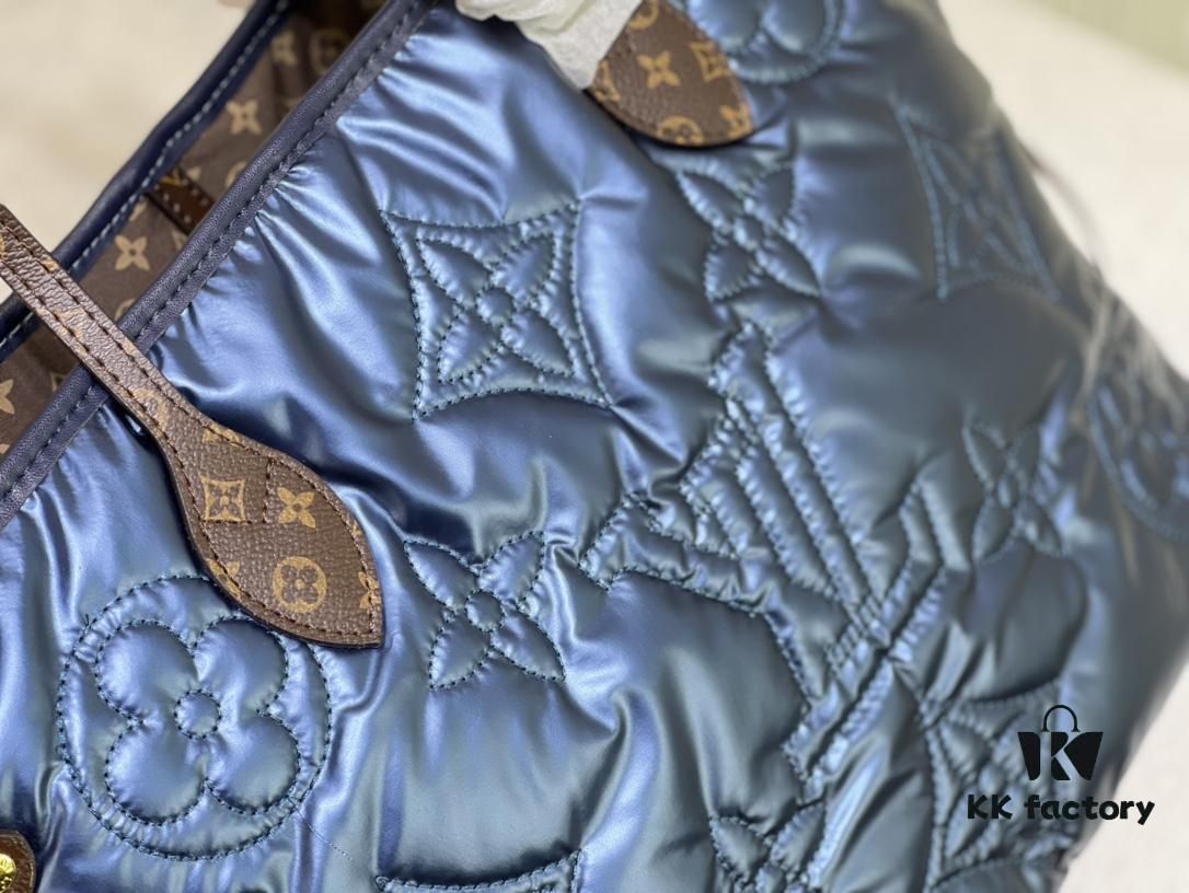 Upgraded Premium Quality M40995 M21090 Down Fabric Shopping Tote Bag Medium Louis Vuitton Reimagines the Iconic Neverfull Bag with Refined Interior Details