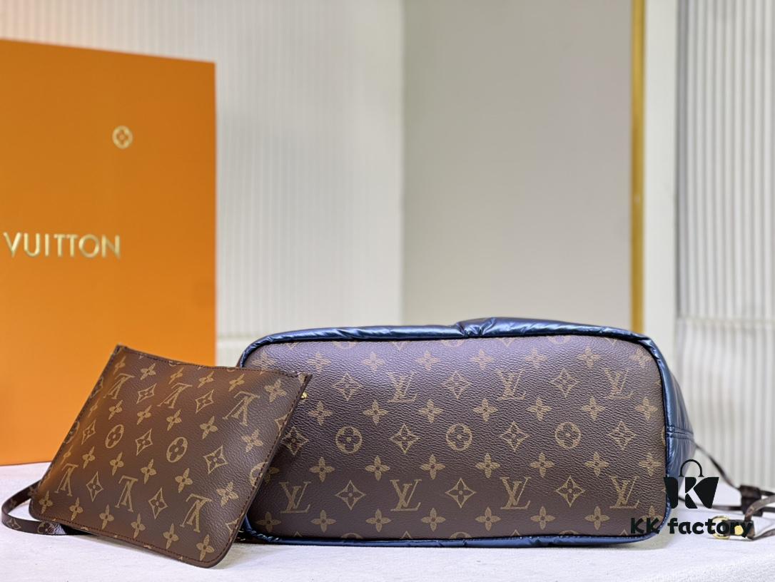 Upgraded Premium Quality M40995 M21090 Down Fabric Shopping Tote Bag Medium Louis Vuitton Reimagines the Iconic Neverfull Bag with Refined Interior Details