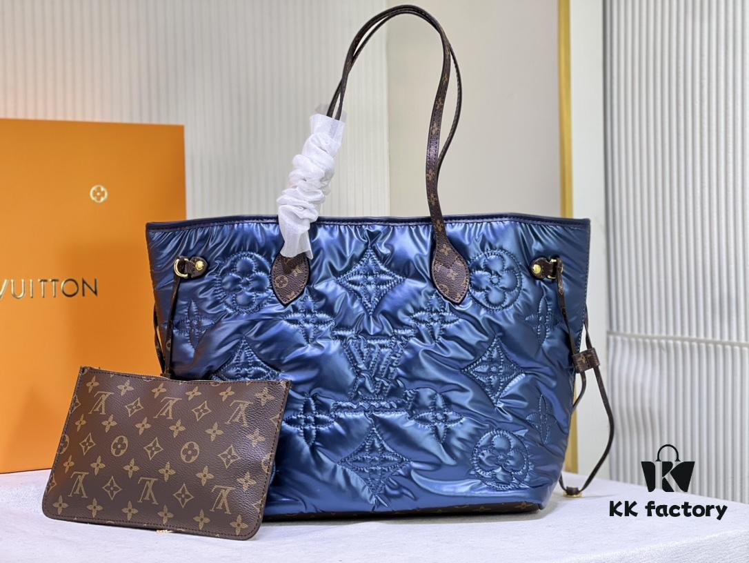 Upgraded Premium Quality M40995 M21090 Down Fabric Shopping Tote Bag Medium Louis Vuitton Reimagines the Iconic Neverfull Bag with Refined Interior Details