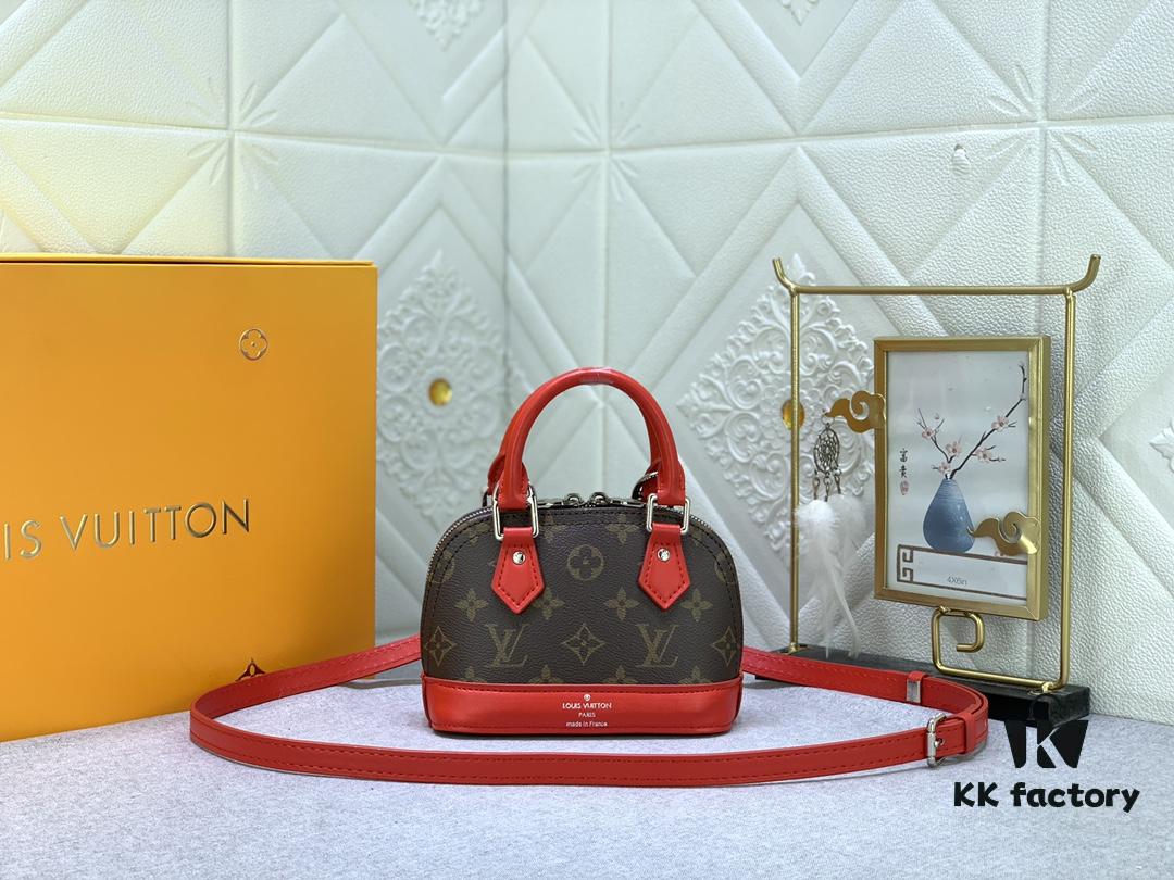 Upgraded Original 【Louis Vuitton Alma Nano Shell Bag】M82717 Monogram