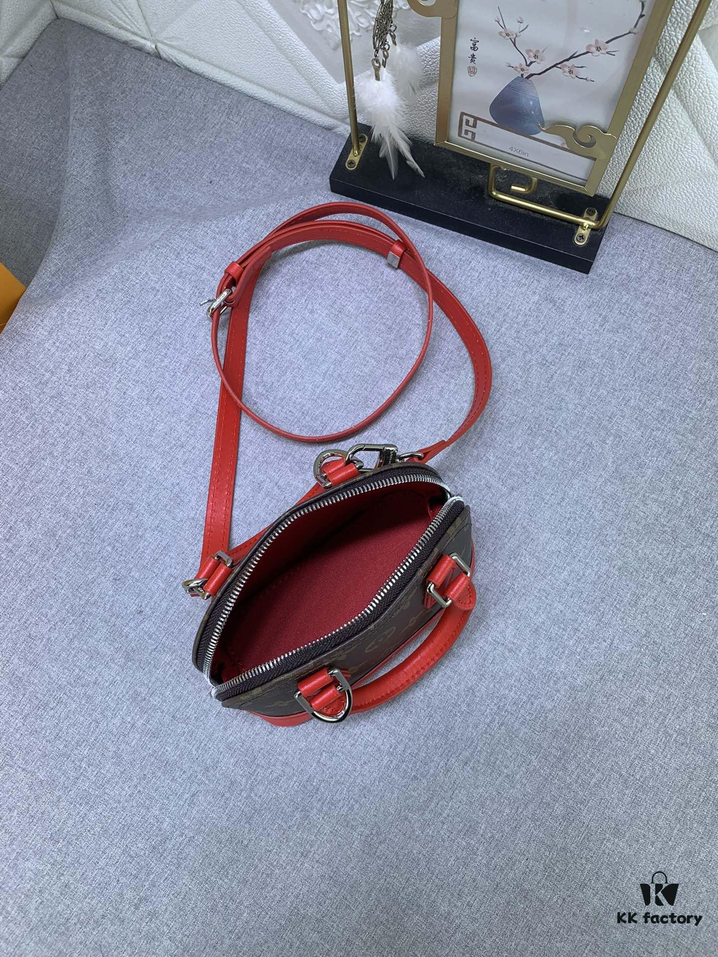 Upgraded Original 【Louis Vuitton Alma Nano Shell Bag】M82717 Monogram