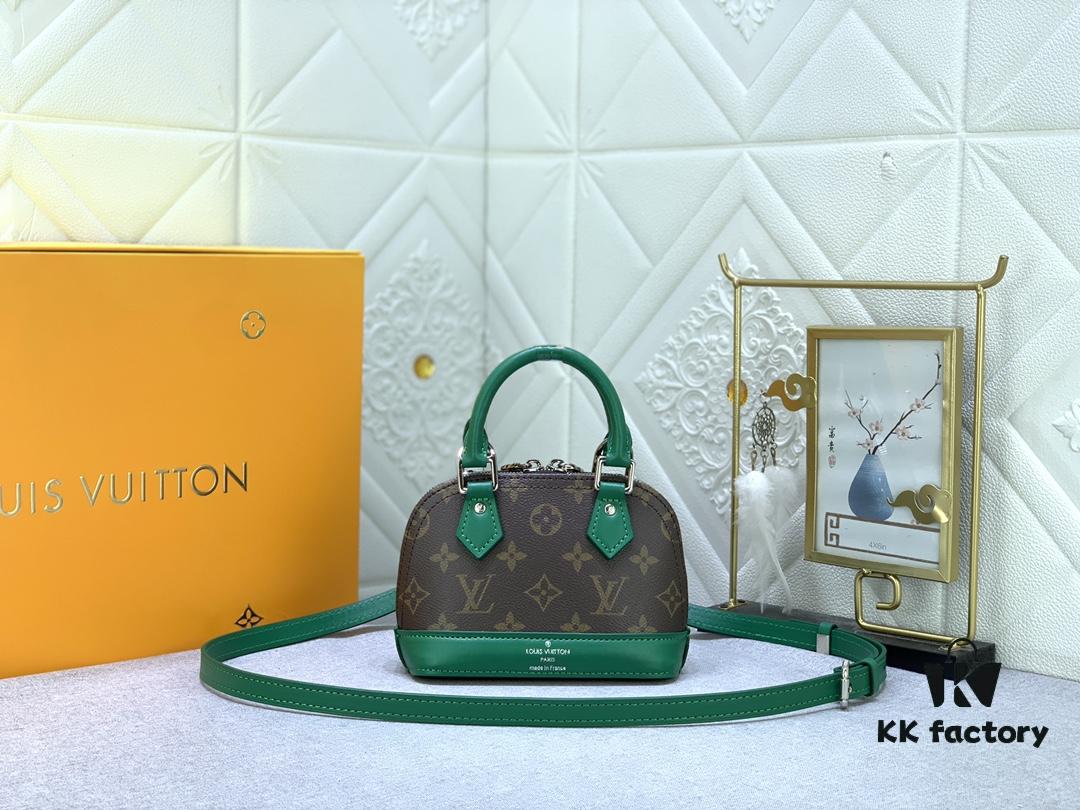 Upgraded Original Version [Alma Nano Shell Handbag] M82717 Old Flower