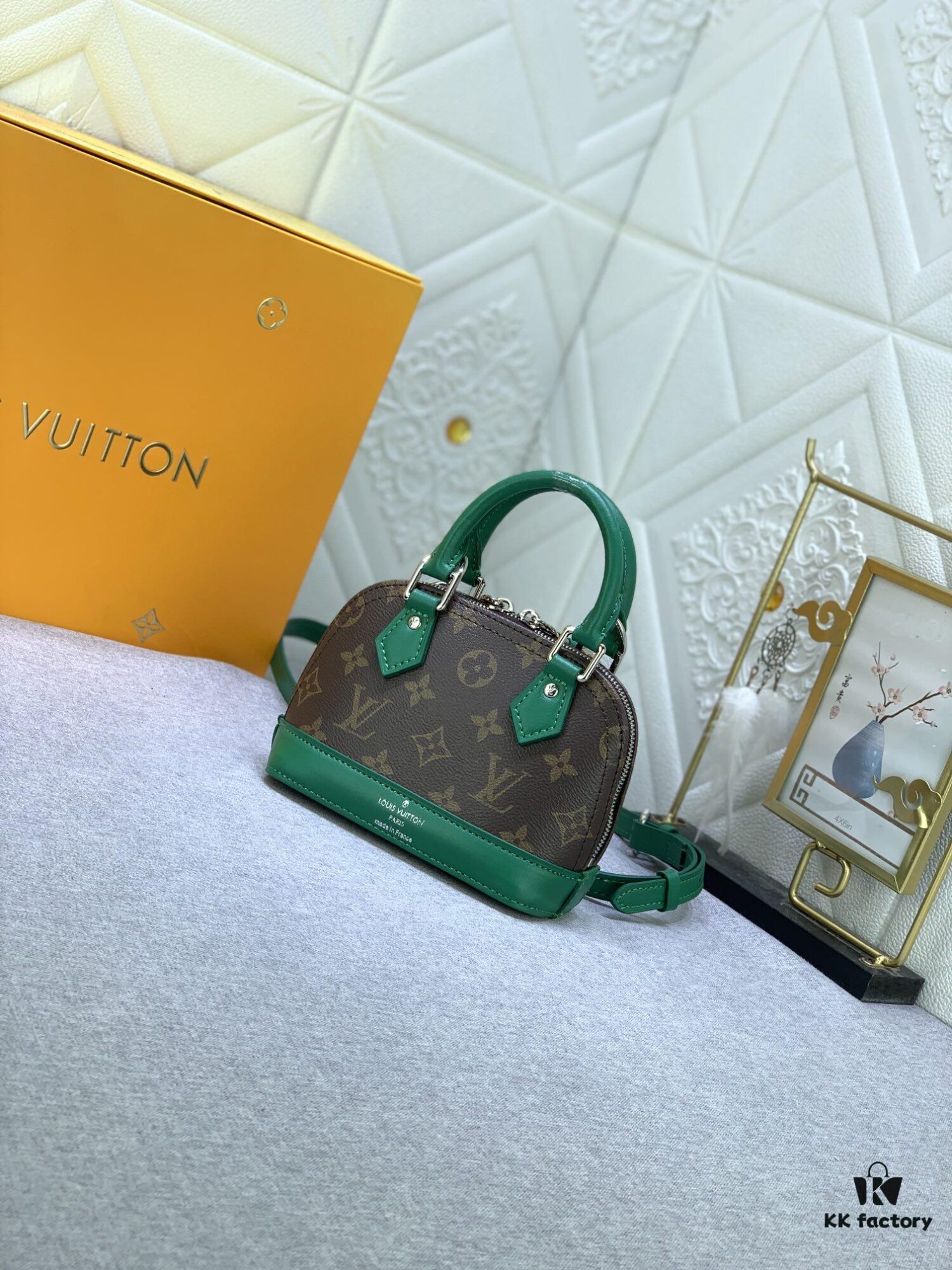 Upgraded Original Version [Alma Nano Shell Handbag] M82717 Old Flower