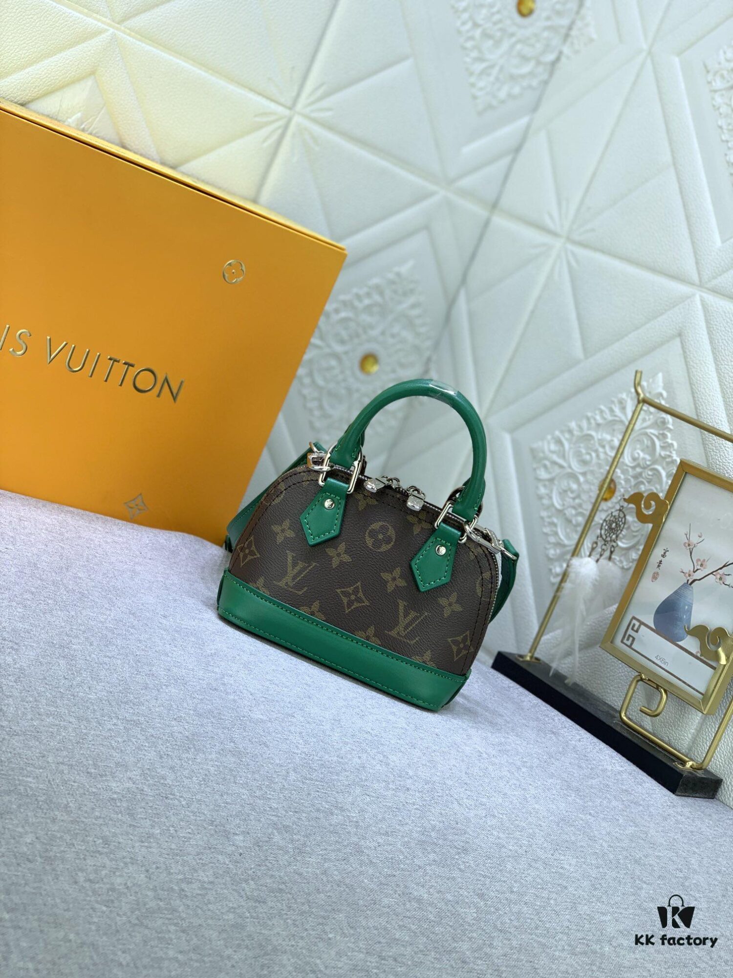 Upgraded Original Version [Alma Nano Shell Handbag] M82717 Old Flower