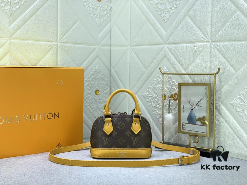 Upgraded Original 【Louis Vuitton Alma Nano Shell Bag】M82717 Monogram