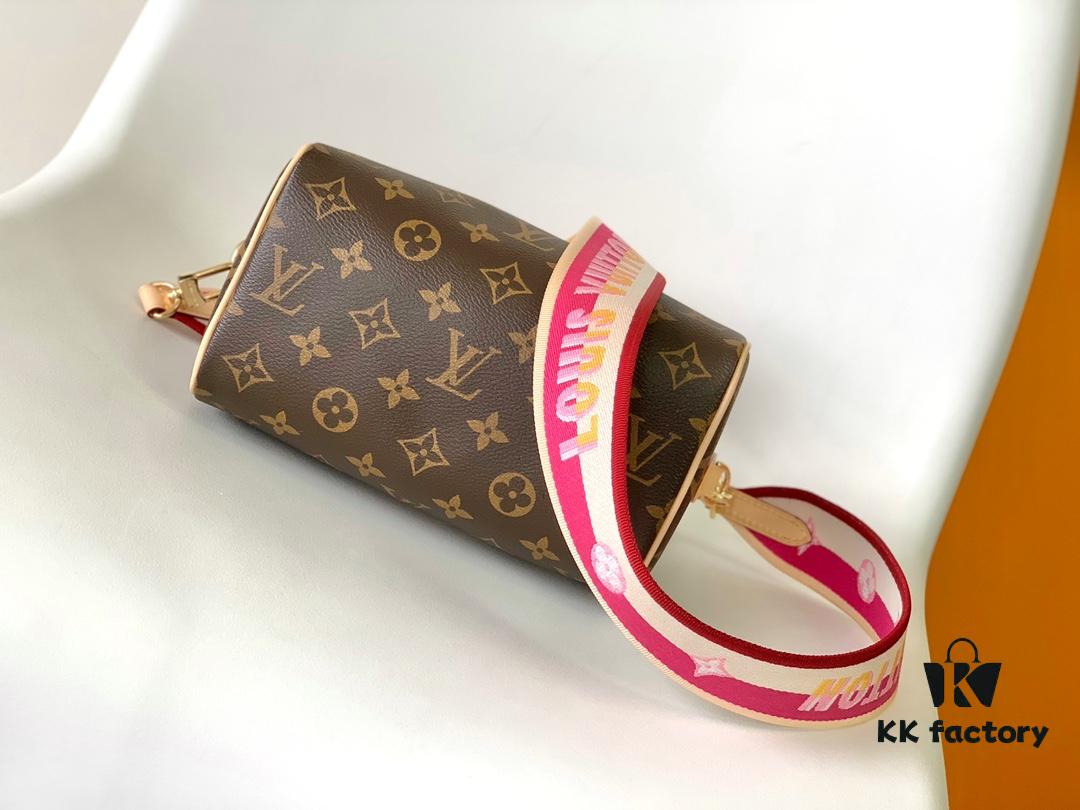 M46222 Beige M46234 Black [M45957 Black M45948 Red Adjustable Strap Not Available] ~ This Speedy Bandoulière 20 Handbag