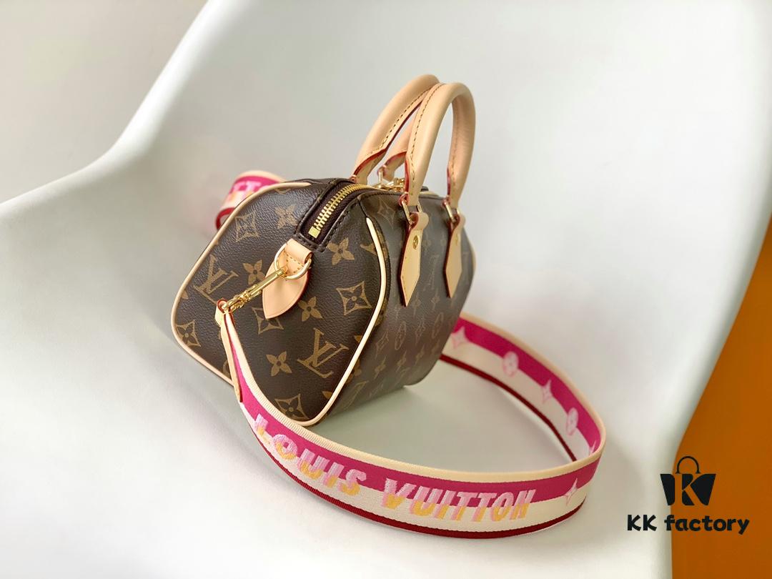 M46222 Beige M46234 Black [M45957 Black M45948 Red Adjustable Strap Not Available] ~ This Speedy Bandoulière 20 Handbag