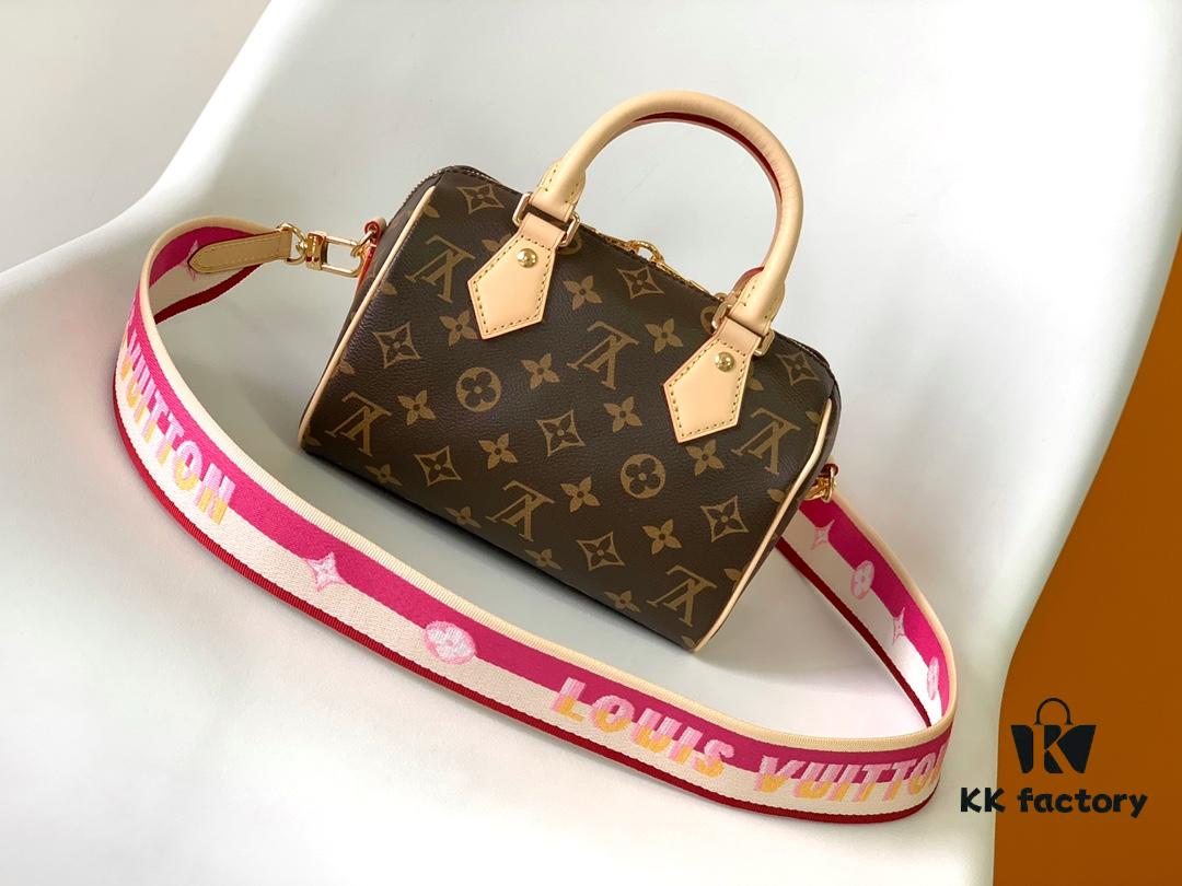 M46222 Beige M46234 Black [M45957 Black M45948 Red Adjustable Strap Not Available] ~ This Speedy Bandoulière 20 Handbag