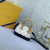 Upgraded Original 【Louis Vuitton Alma Nano Shell Bag】M82717 Monogram M46895 White Flower
