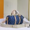M20900 Keepall 25 Bag in Monogram Eclipse Reverse Denim Canvas