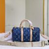 M20900 Keepall 25 Bag in Monogram Eclipse Reverse Denim Canvas