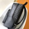 69305d9bf09edb6de4c4ffd7 Top Quality Original M45335 Black Flower Black Check Dean Backpack