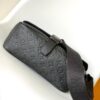 69305da6f09edb6de4c4ffe9 Top Quality Original Order M46685 Embossed M46685 Black Flower Men's Mailbag Montsouris Messenger Bag