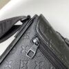 69305da9f09edb6de4c4ffed Top Quality Original Order M46685 Embossed M46685 Black Flower Men's Mailbag Montsouris Messenger Bag