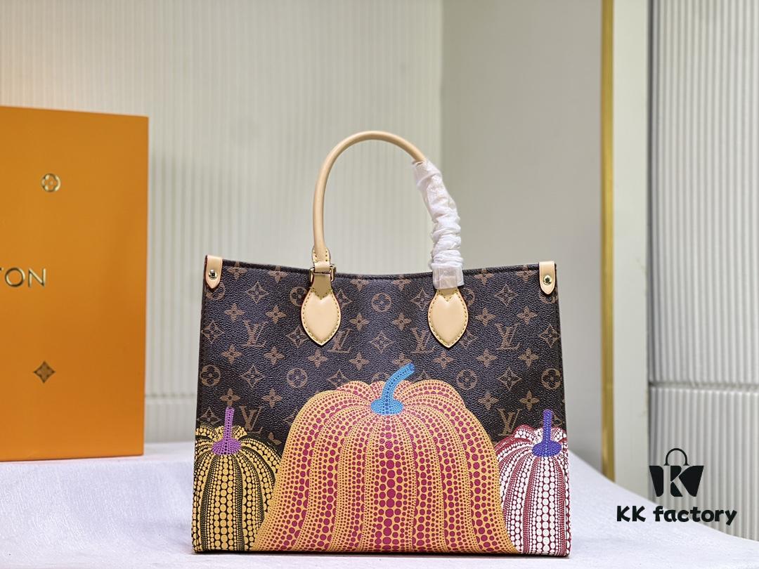 M46467 M44572 LV x YK OnTheGo Medium Tote Bag