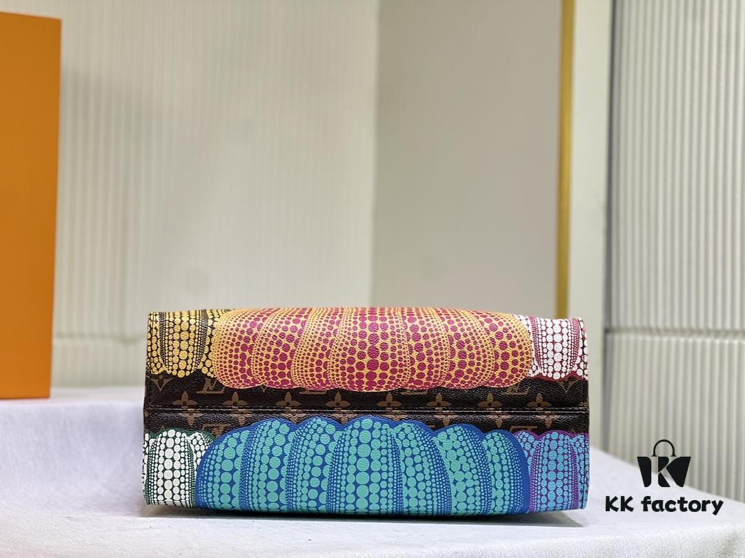 M46467 M44572 LV x YK OnTheGo Medium Tote Bag