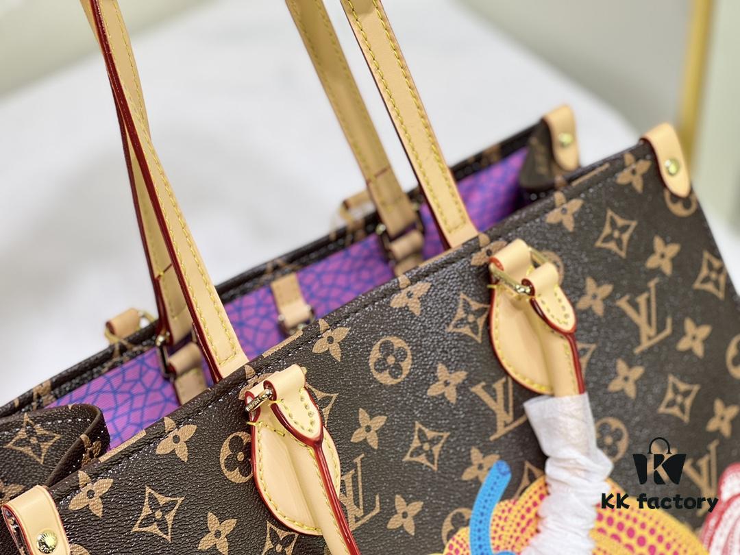 M46467 M44572 LV x YK OnTheGo Medium Tote Bag