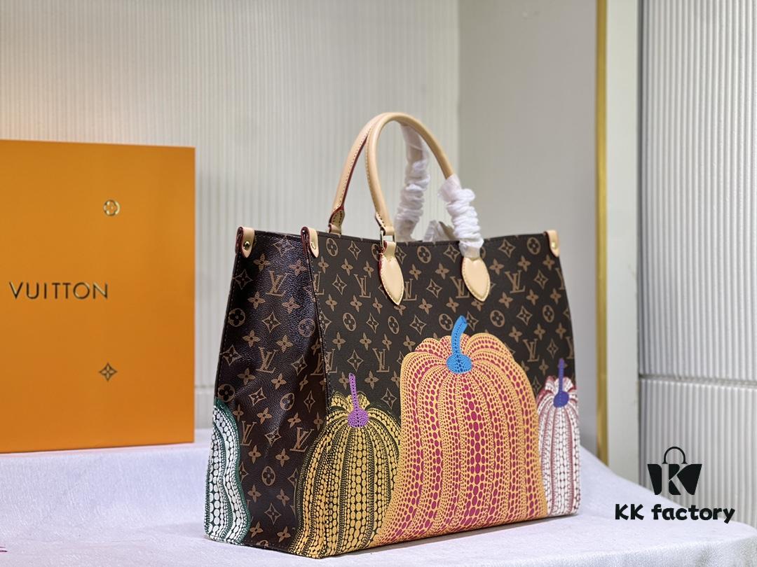M46467 M44571 LV x YK OnTheGo Large Tote Bag