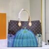 M46467 M44571 LV x YK OnTheGo Large Tote Bag