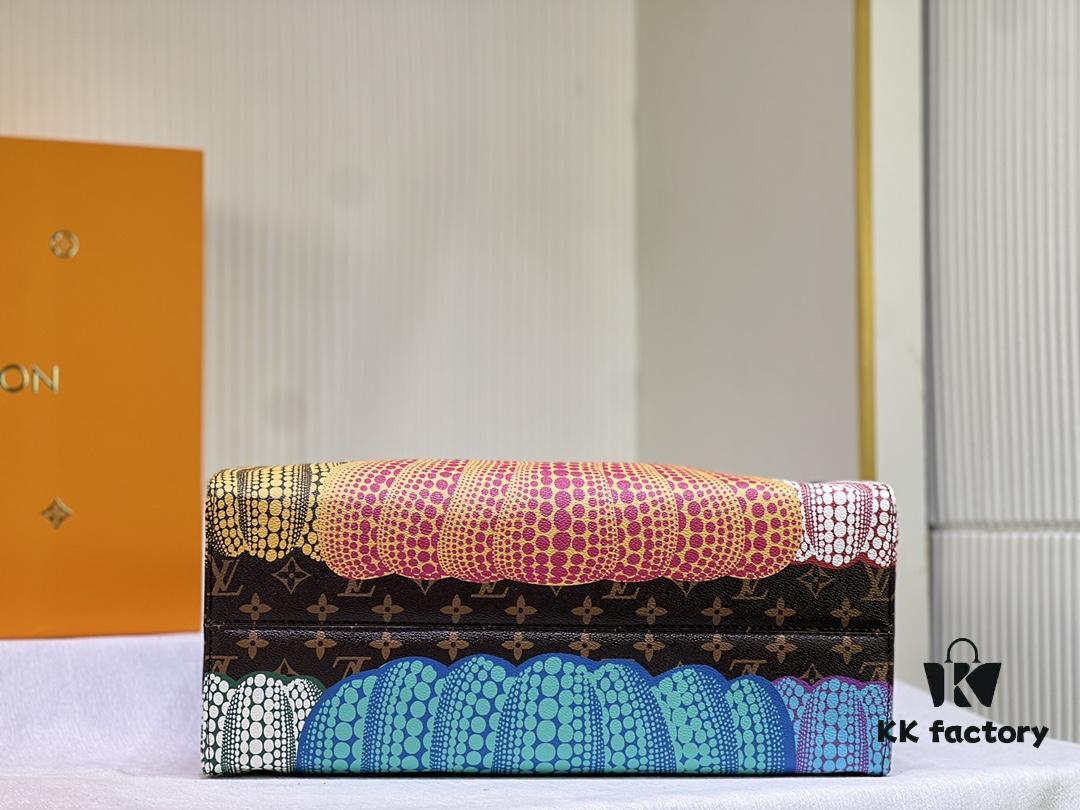 M46467 M44571 LV x YK OnTheGo Large Tote Bag