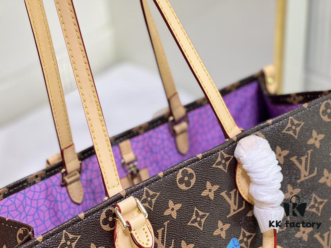 M46467 M44571 LV x YK OnTheGo Large Tote Bag